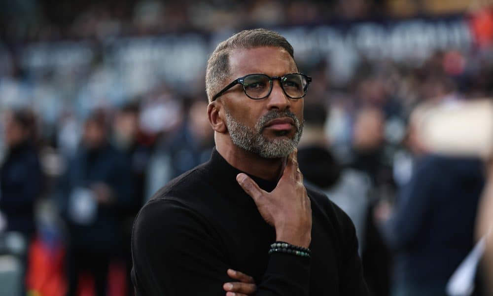 Habib Beye, le coach du Stade Rennais.