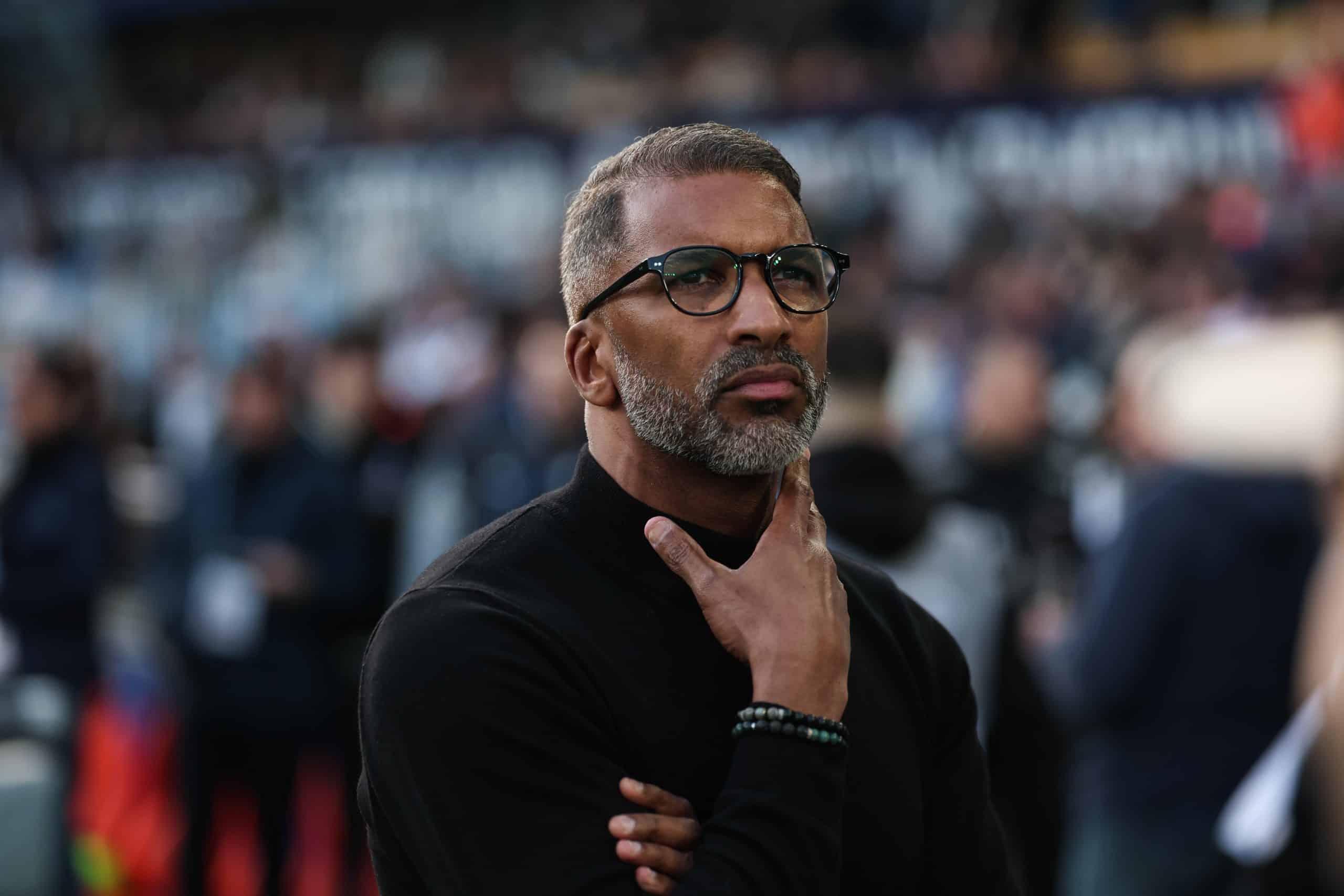 Habib Beye, le coach du Stade Rennais.