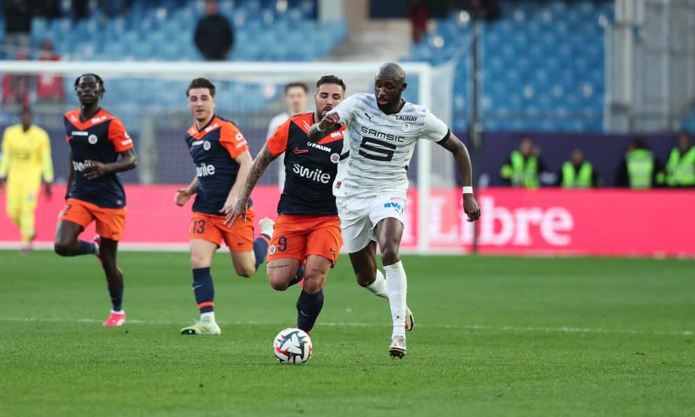 Seko Fofana lors de Montpellier - Stade Rennais