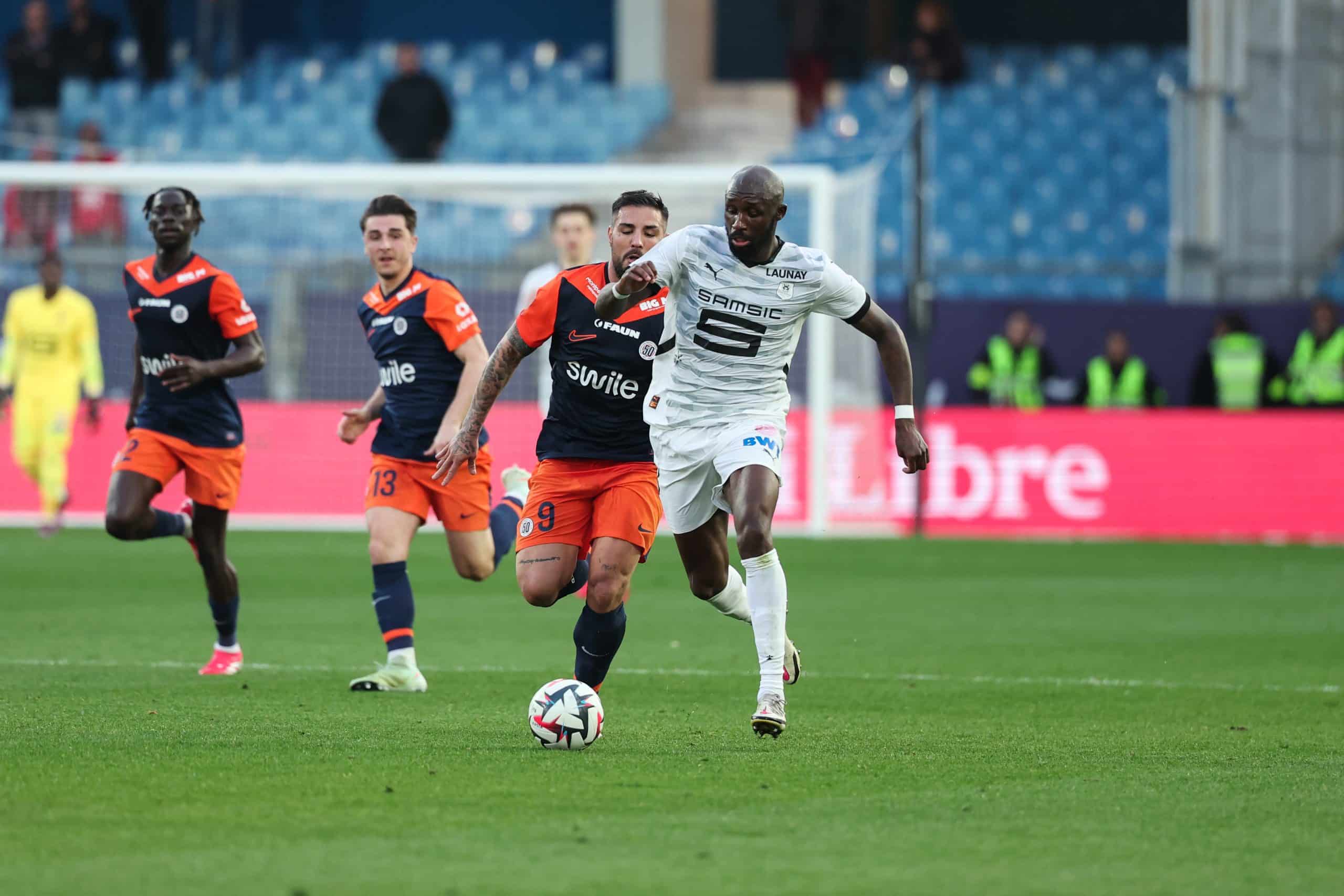 Seko Fofana lors de Montpellier - Stade Rennais