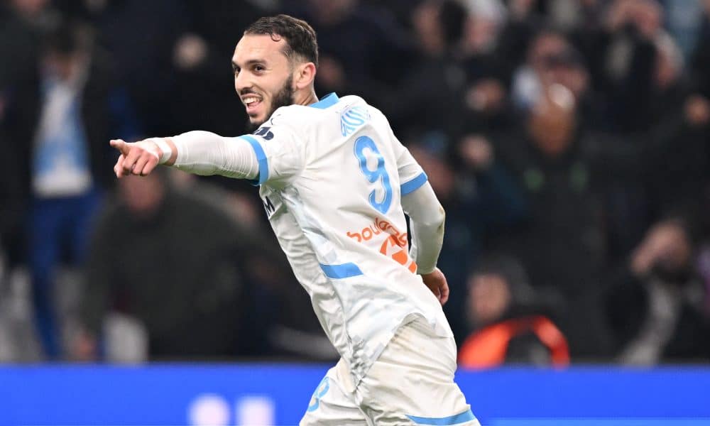 L'attaquant de l'OM, Amine Gouri.