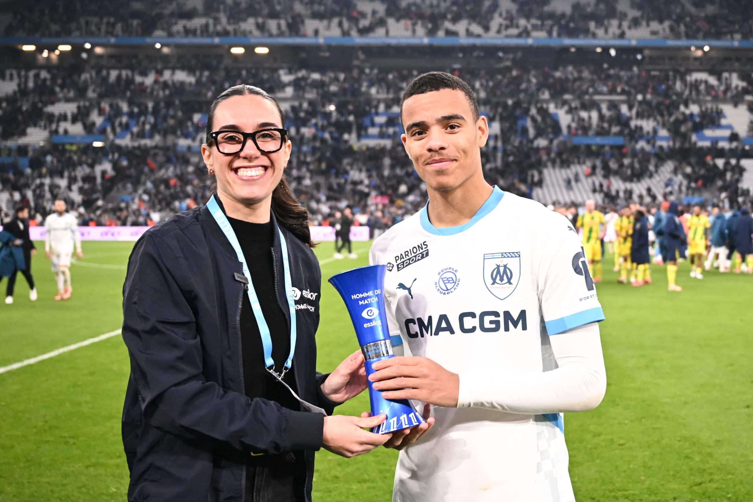 Mason Greenwood, récompensé à l'OM.