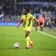 L'ailier du FC Nantes Moses Simon lors du match contre l'OM au Vélodrome.