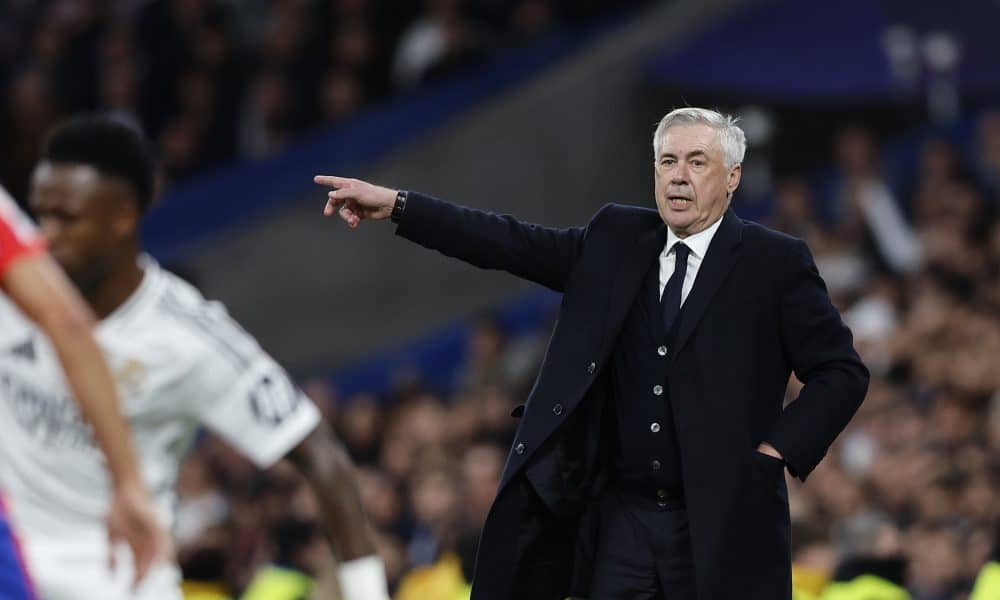 L'entraîneur du Real Madrid, Carlo Ancelotti.