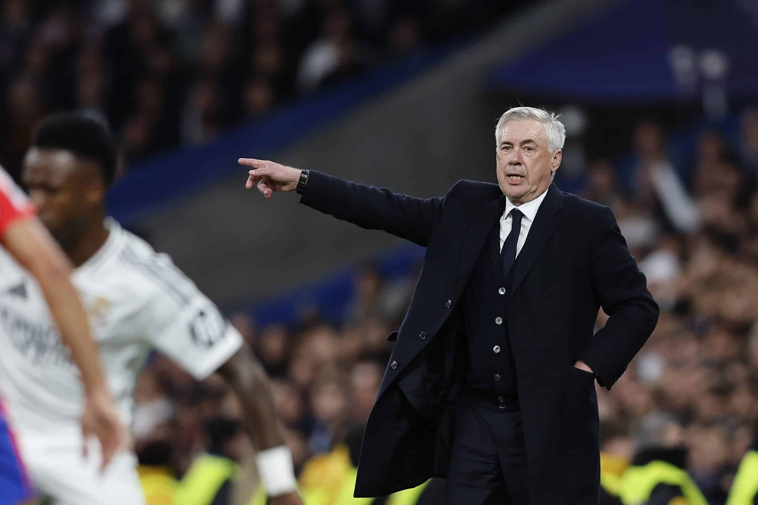 L'entraîneur du Real Madrid, Carlo Ancelotti.