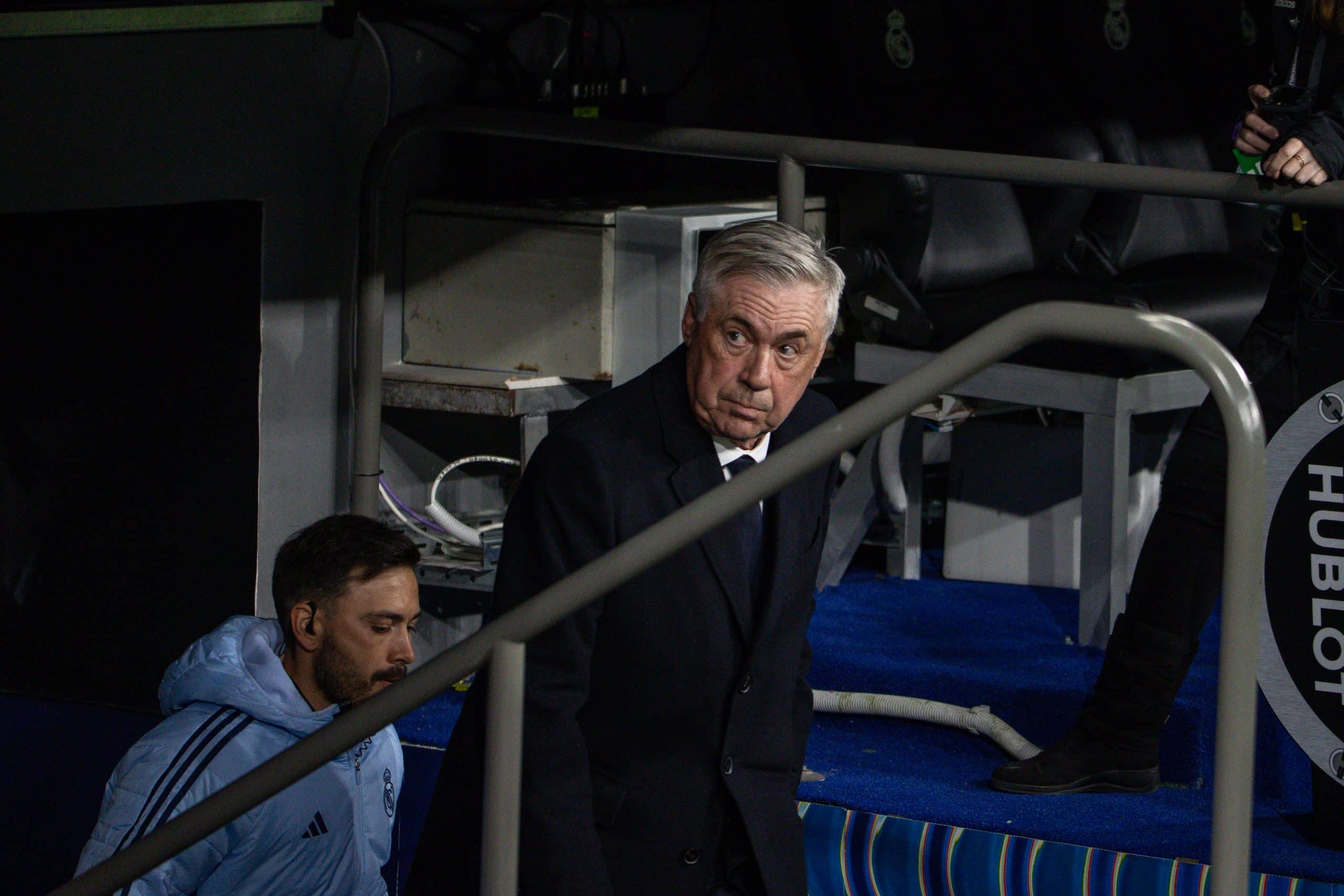 L'entraîneur du Real Madrid, Carlo Ancelotti.