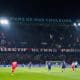 Vue de la tribune Auteuil lors du match PSG-Liverpool.