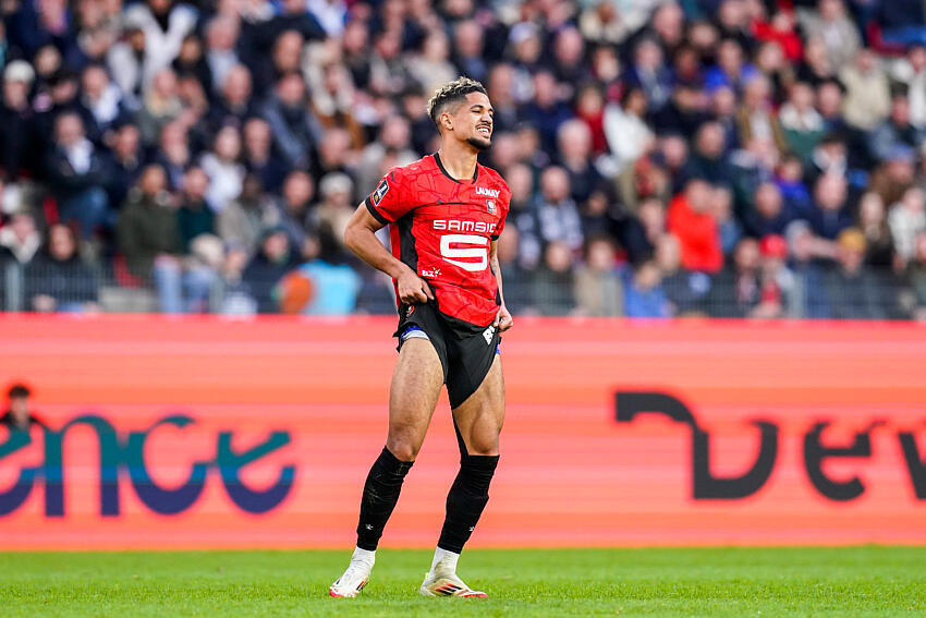 Ludovic Blas est blessé à Rennes.