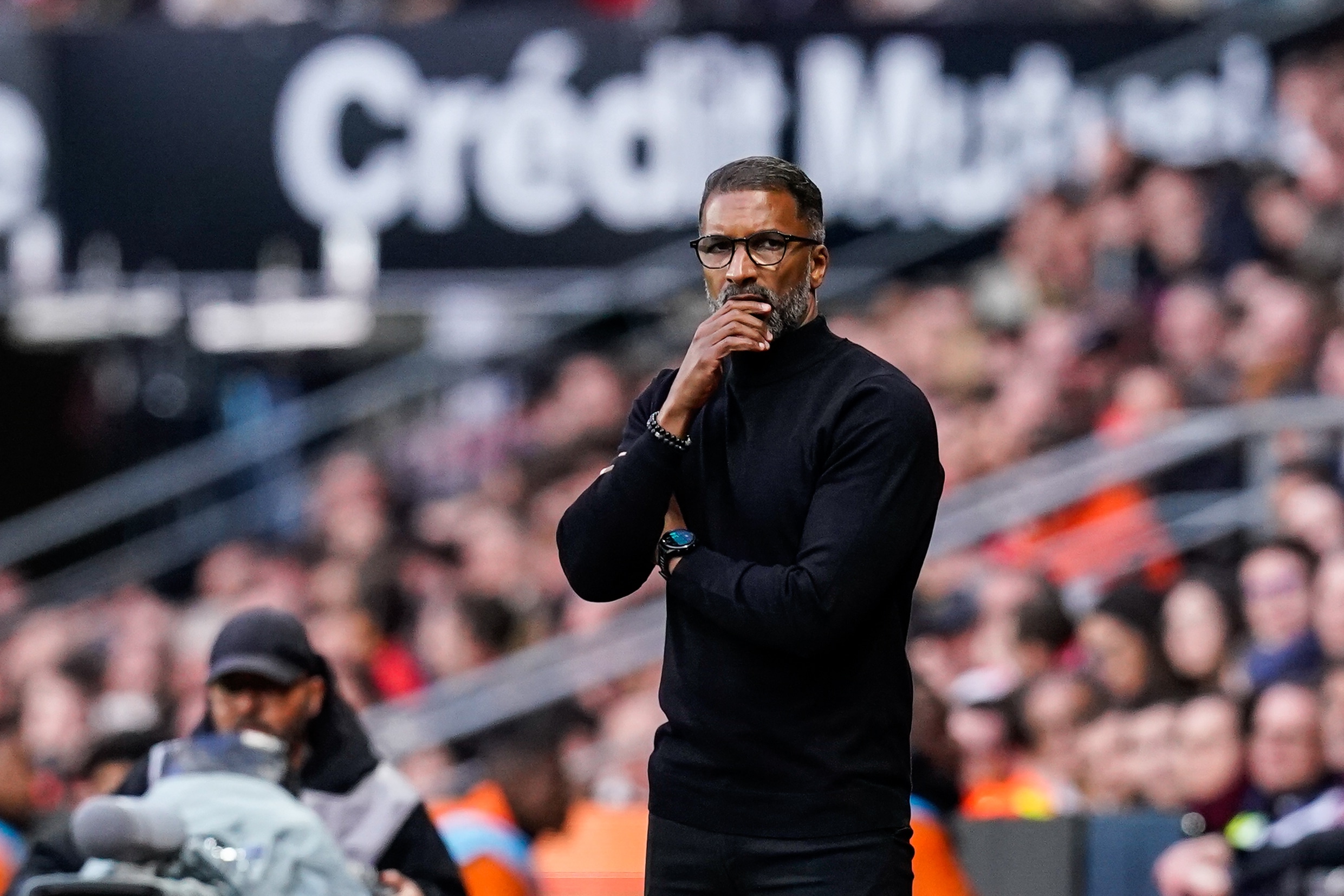 Habib Beye, le coach du Stade Rennais