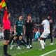 Neil El Aynaoui et Will Still lors du match du RC Lens face à l'OM au Vélodrome.