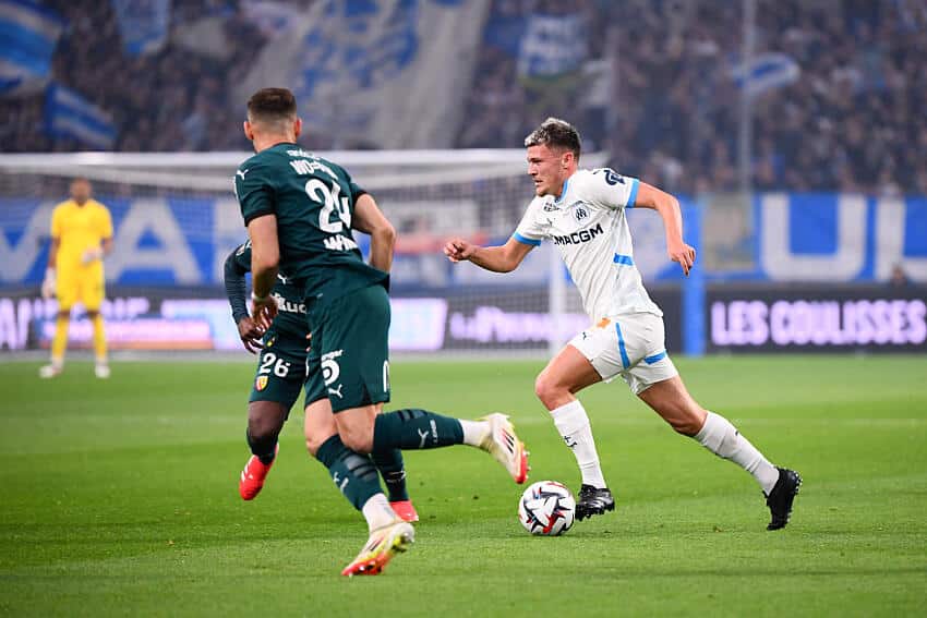 Quentin Merlin à l'OM.