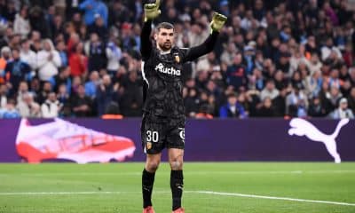 Le gardien du RC Lens Mathew Ryan, lors du match à Marseille.