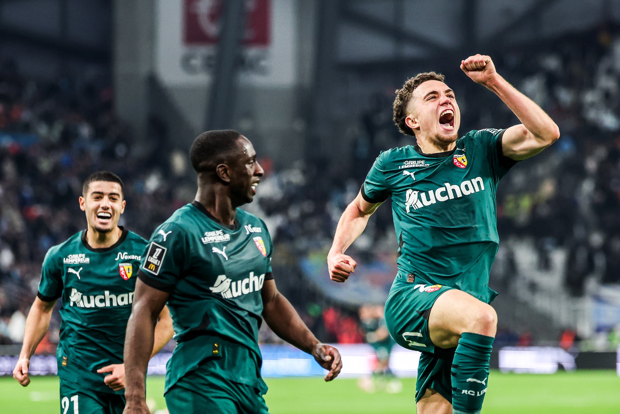 Neil El Aynaoui, buteur au stade Vélodrome de Marseille.