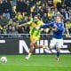 Sorba Thoams, du FC Nantes, face au RC Strasbourg.