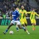 L'ailier du FC Nantes Sorba Thomas lors du match face à Strasbourg.