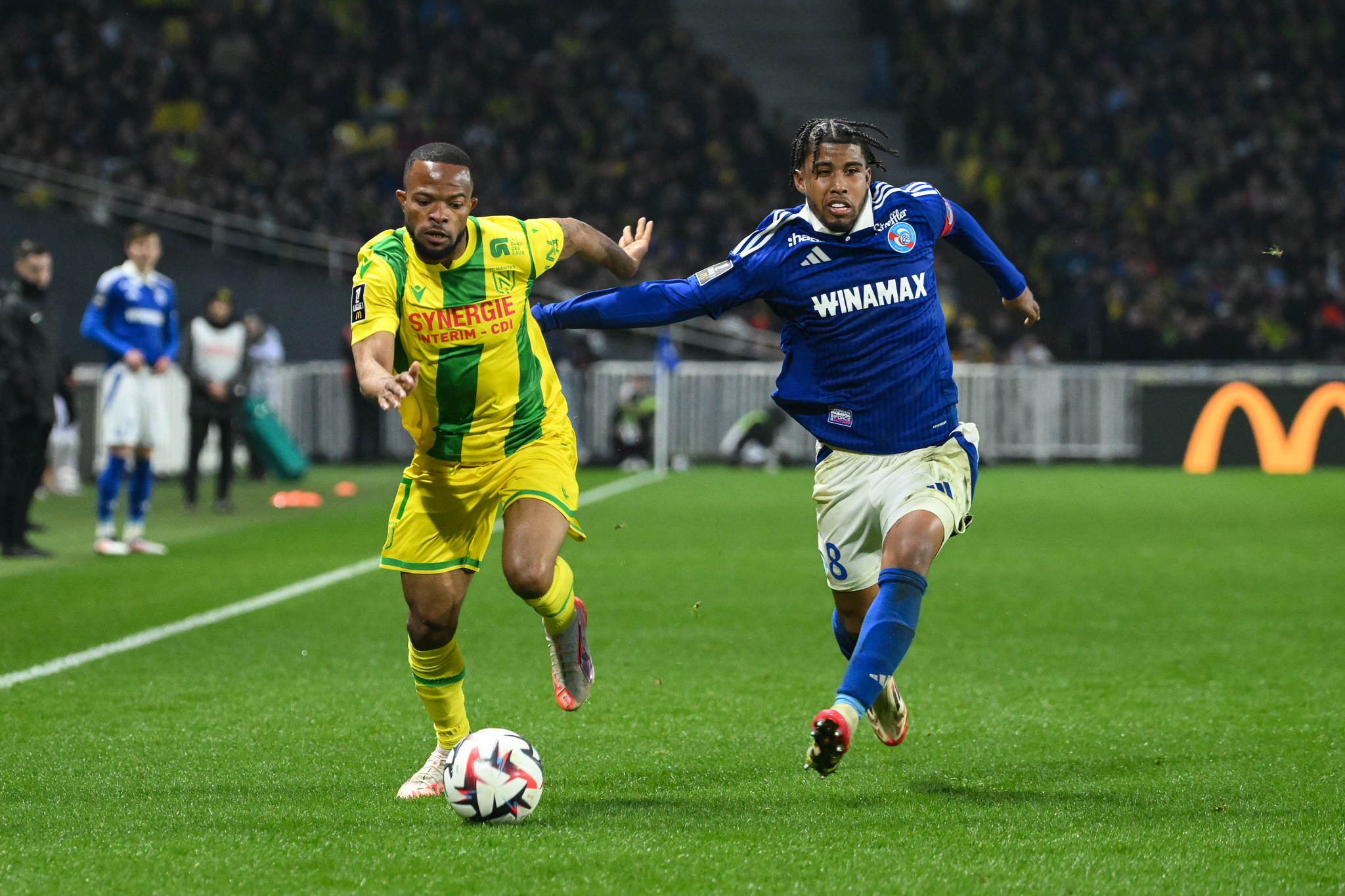 Le latéral droit Marcus Coco, lorsqu'il portait le maillot du FC Nantes.