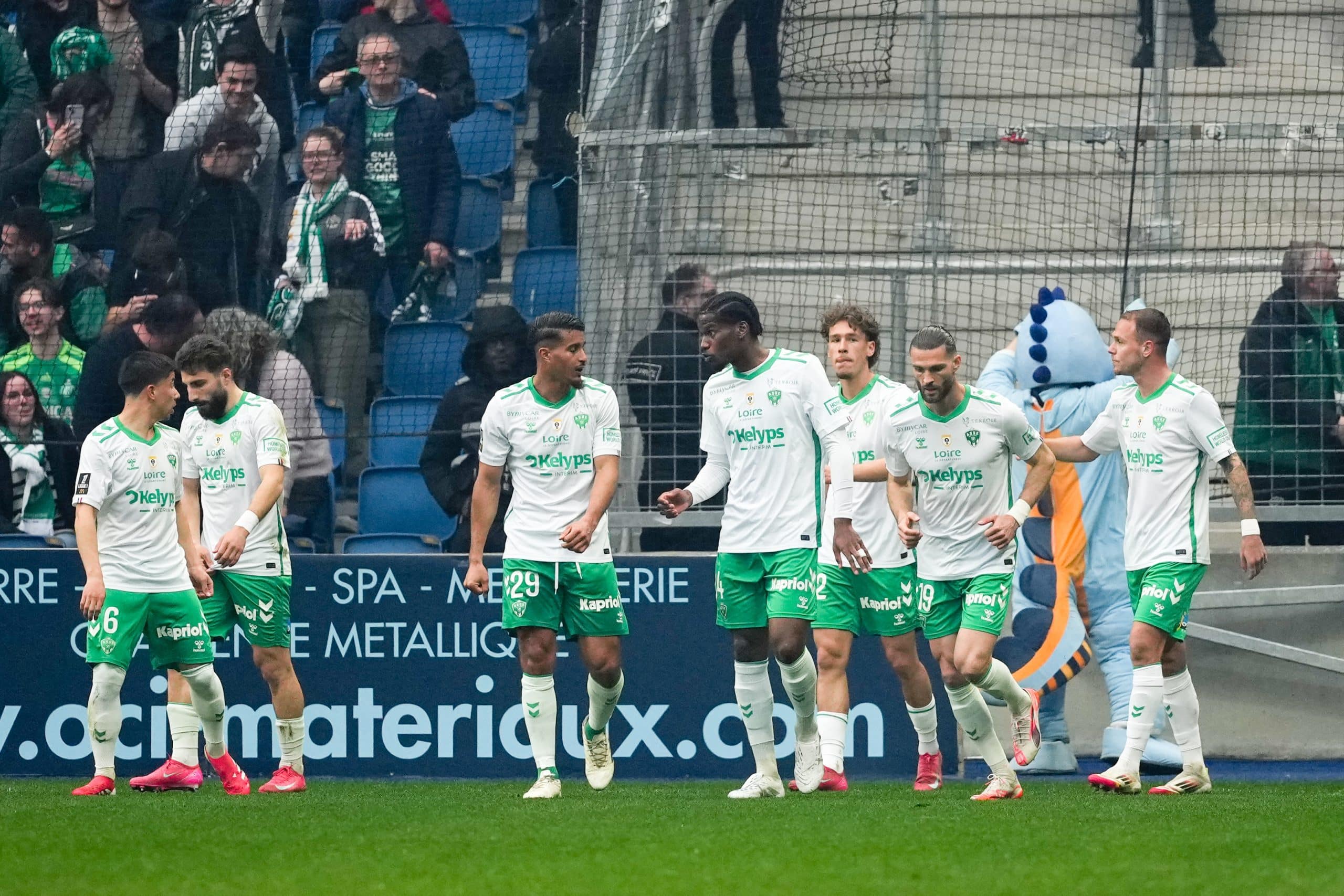 Les joueurs de l'ASSE
