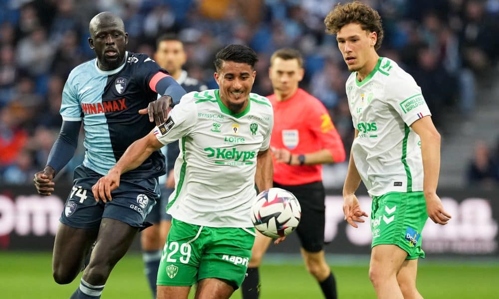 Aïmen Moueffek, le milieu de terrain de l'ASSE.