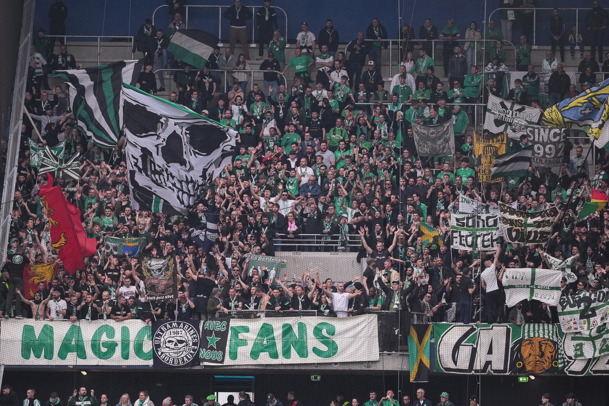 Les Magic Fans et les Green Angels sont en sursis à l'ASSE.
