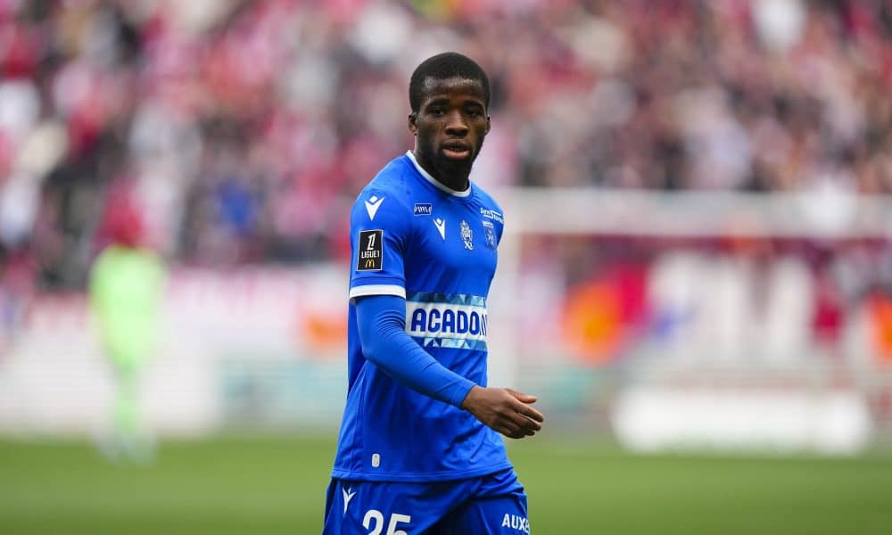 Hamed Junior Traoré, prêté cette saison à l'AJ Auxerre par Bournemouth.
