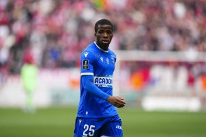 Hamed Junior Traoré, prêté cette saison à l'AJ Auxerre par Bournemouth.