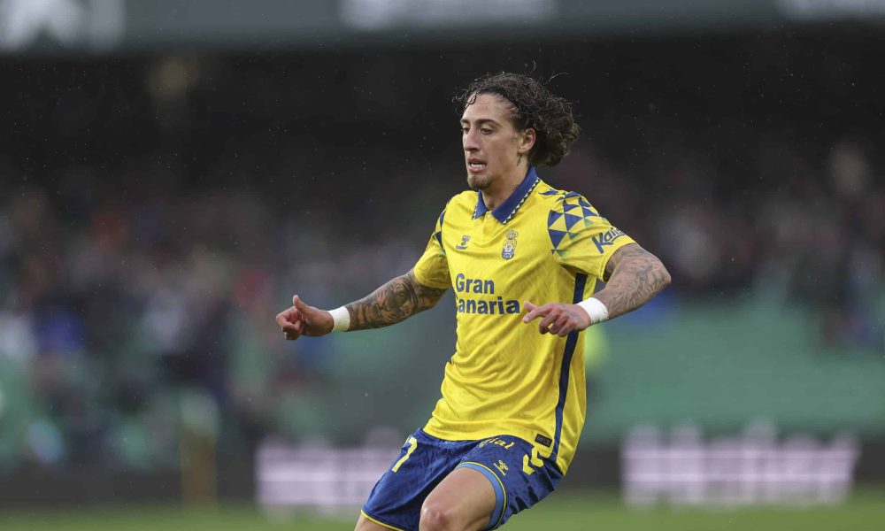 L'attaquant de Las Palmas, Fabio Silva.