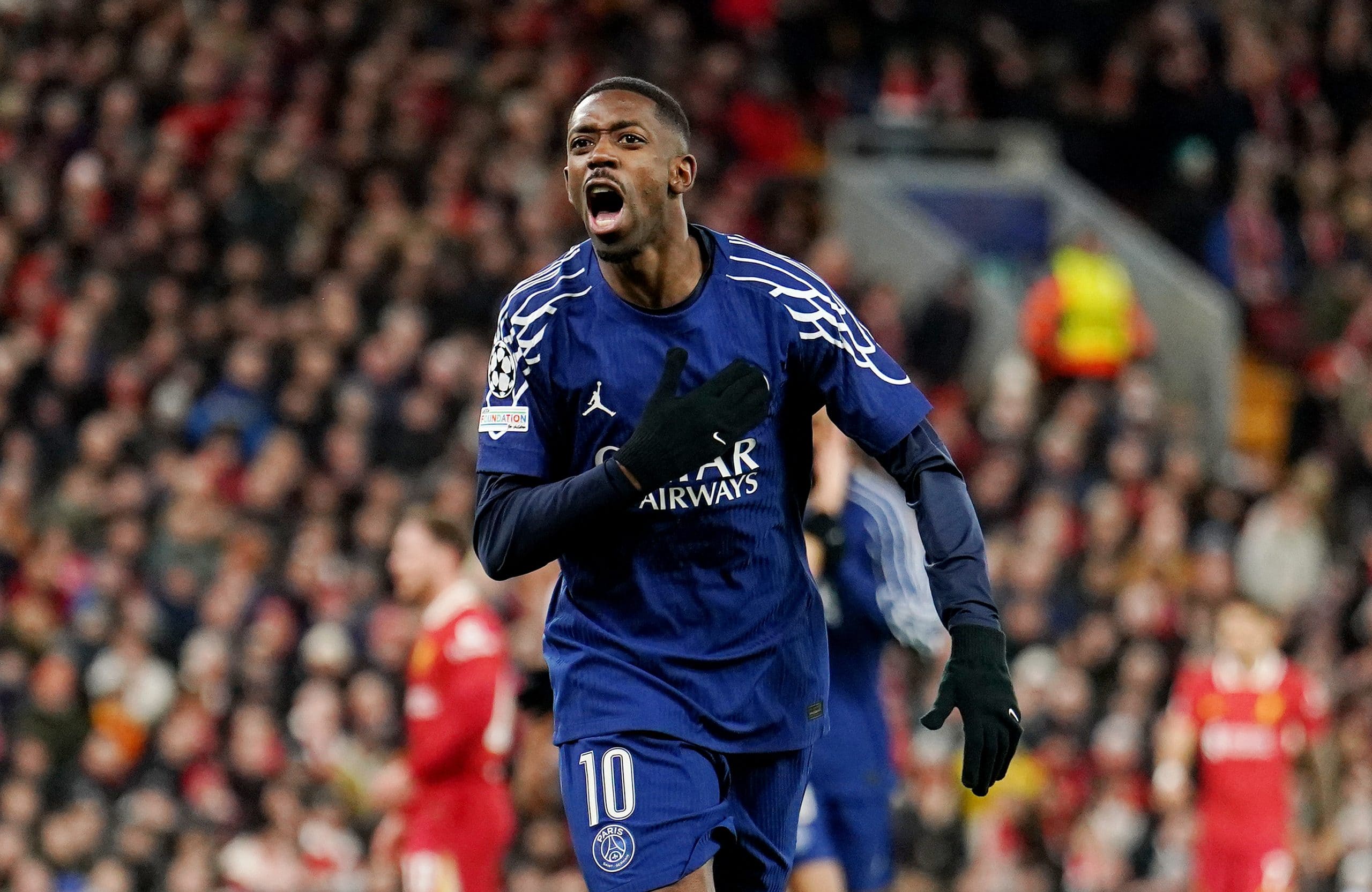 Ousmane Dembélé, l'attaquant du PSG.