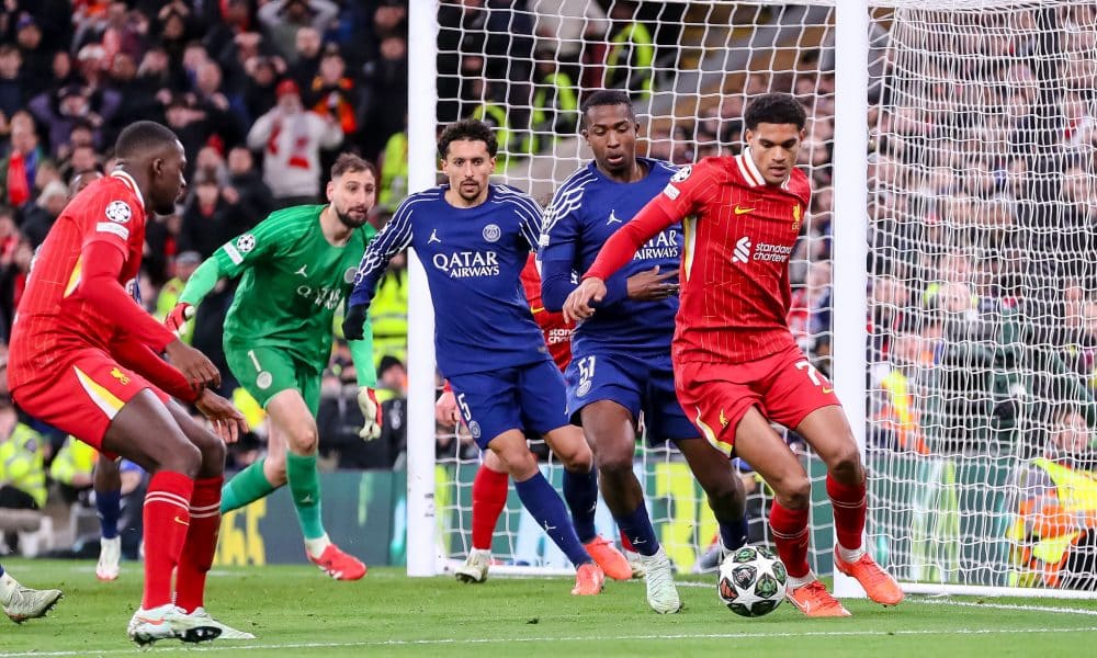 Marquinhos lors de Liverpool-PSG.