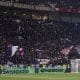 Les supporters lyonnais du Kop Virage Nord