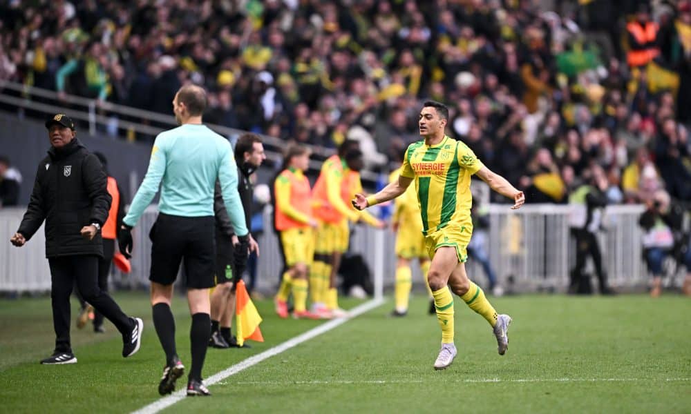 Mostafa Mohamed, l'attaquant du FC Nantes.