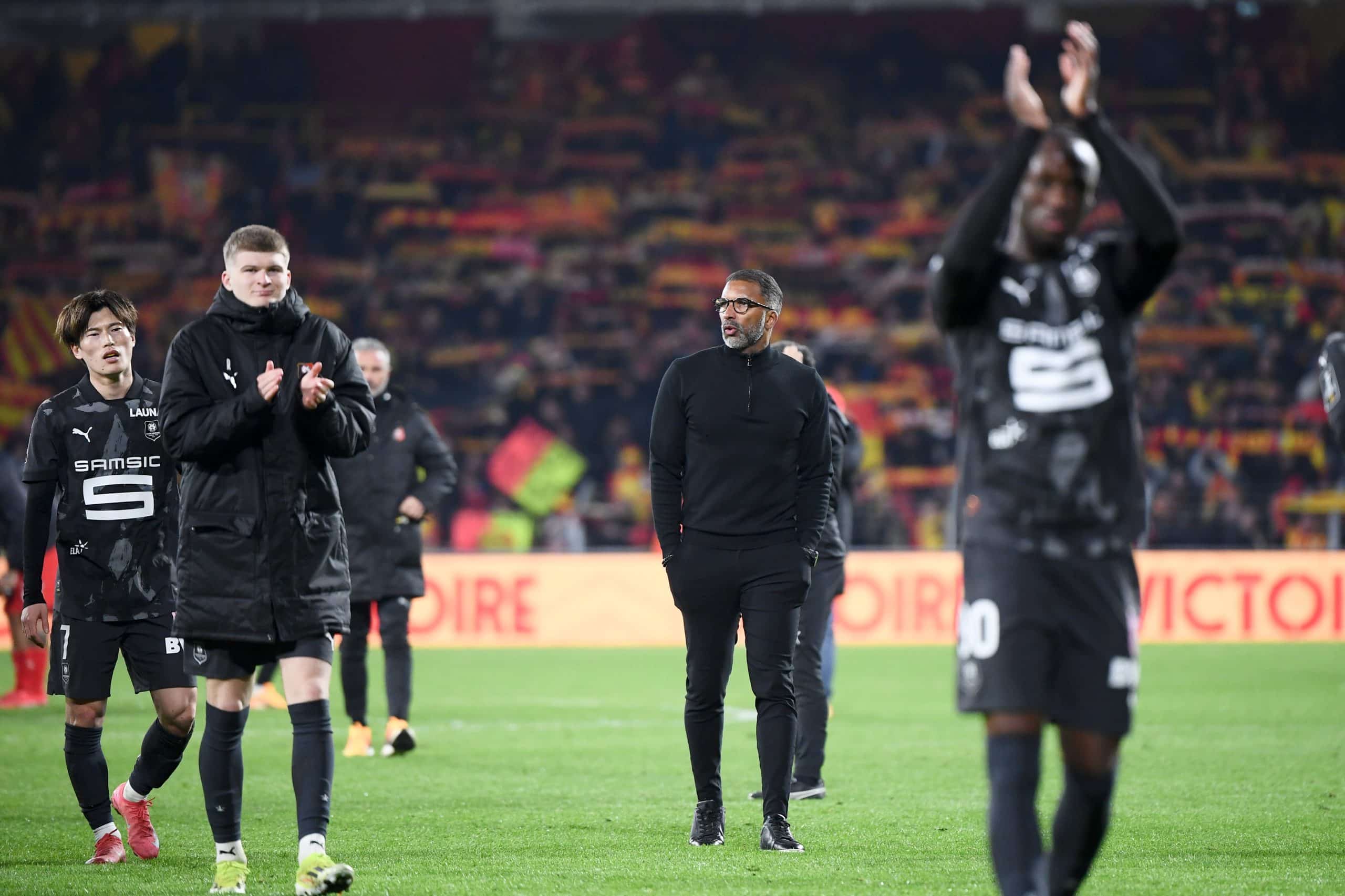 Habib Beye après RC Lens - Stade Rennais