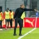 L'entraîneur du Stade Rennais, Habib Beye, lors du match à Lens.