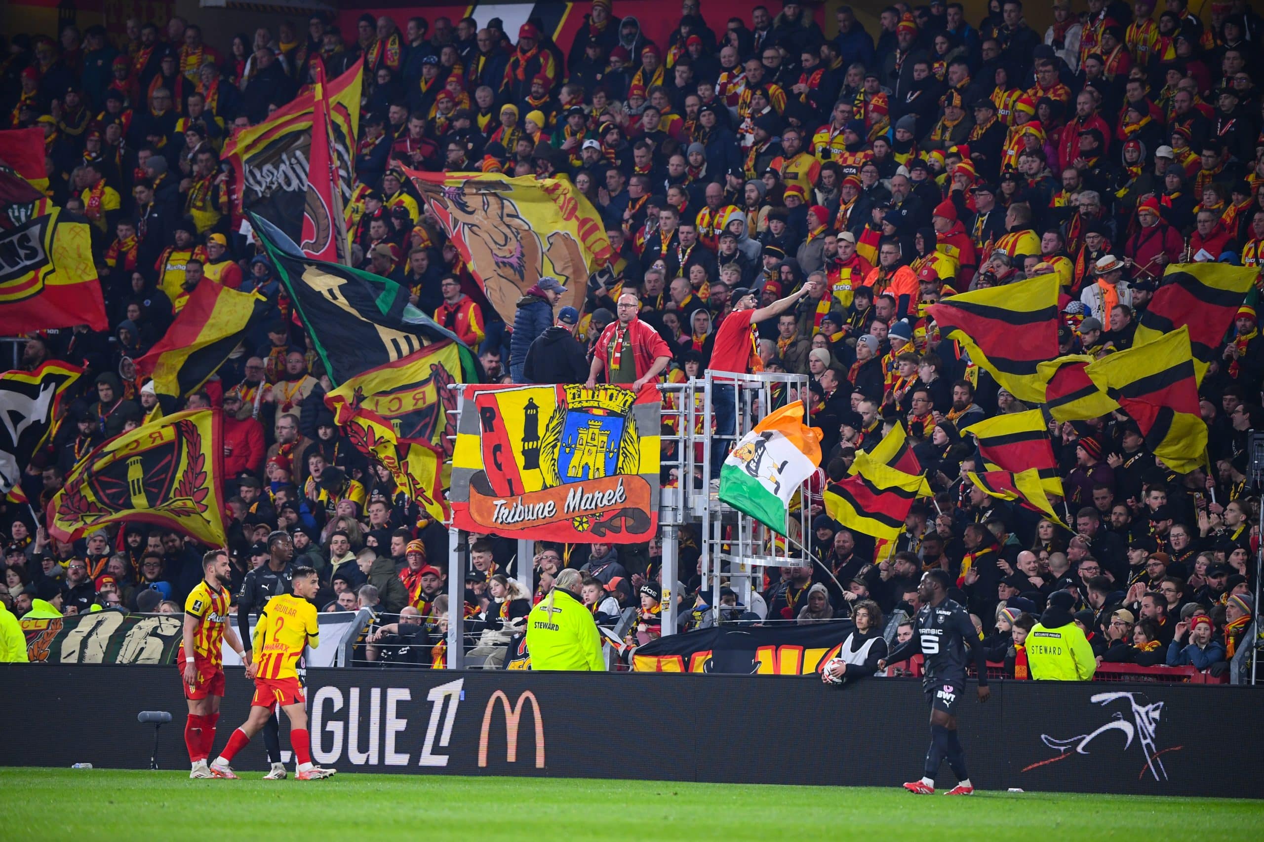 Les supporters du RC Lens