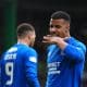 Hamza Igamane, l'attaquant marocain des Glasgow Rangers.
