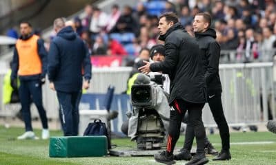 L'entraîneur adjoint de l'OL, Jorge Maciel, lors du match face au Havre.