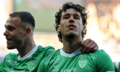 Lucas Stassin, l'attaquant de l'ASSE.