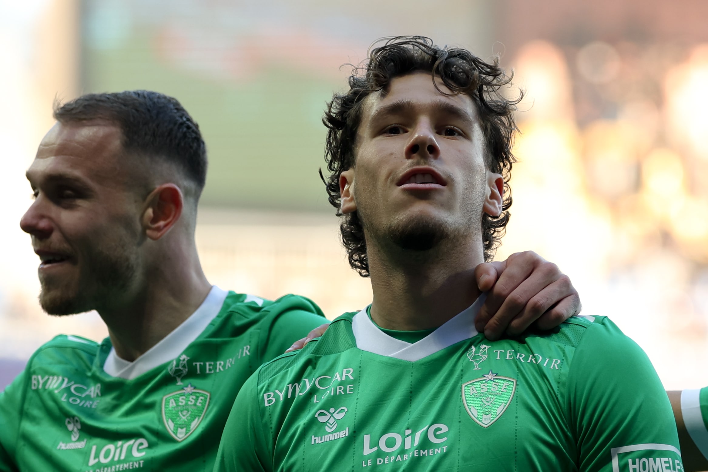 Lucas Stassin, l'attaquant de l'ASSE.