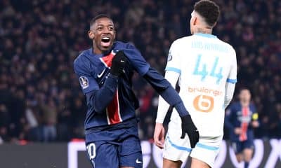 Ousmane Dembélé, buteur avec le PSG face à l'OM.