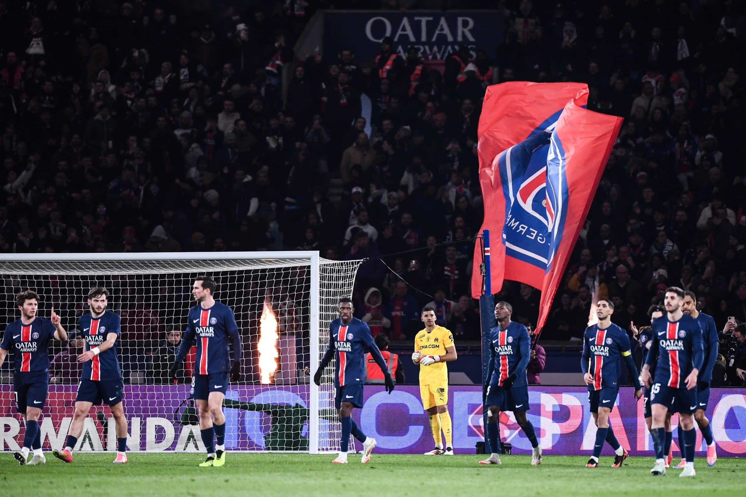 Les joueurs du PSG