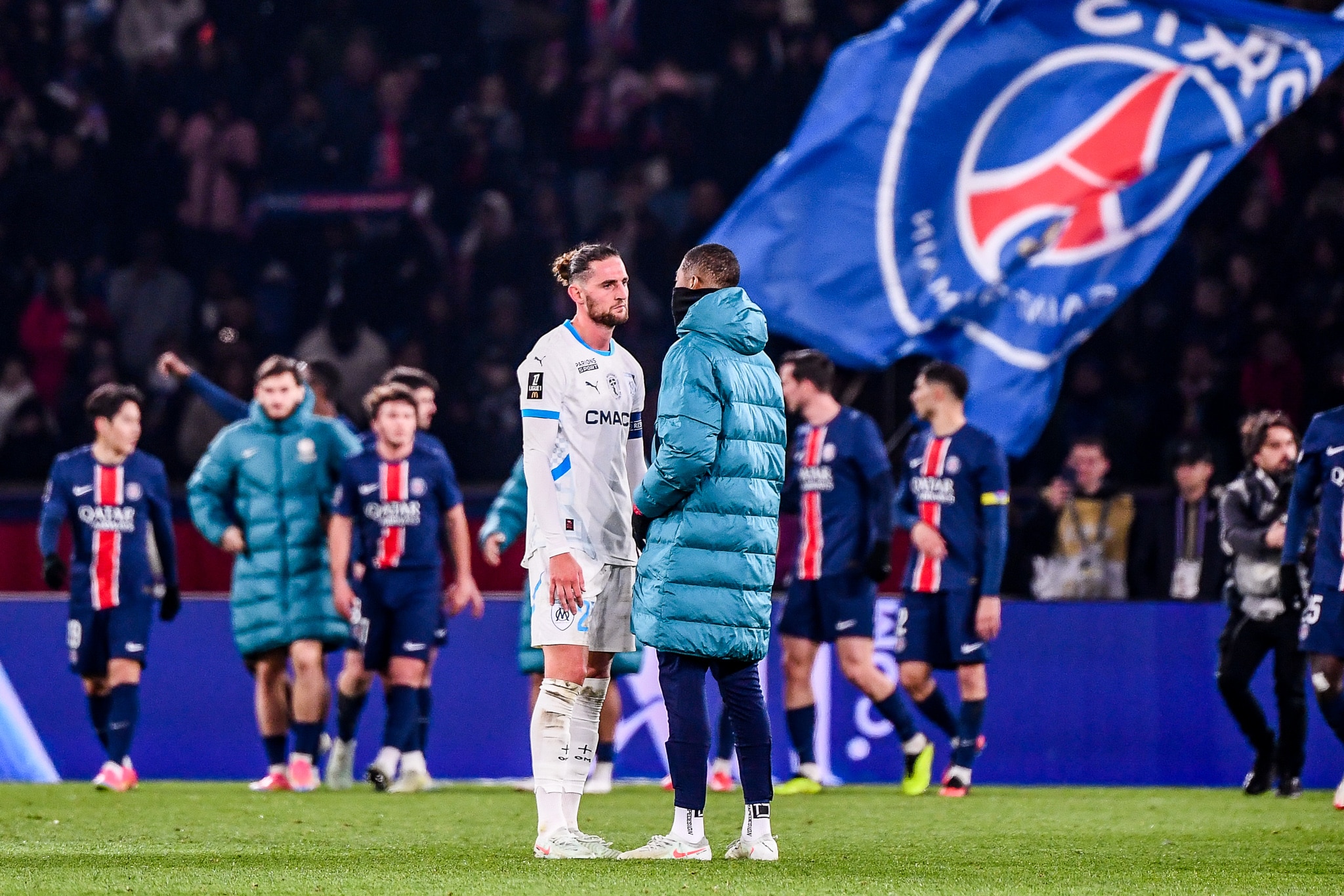 Adrien Rabiot lors de PSG - OM