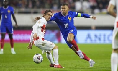 Kylian Mbappé (France) et Luka Modric (Croatie)