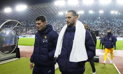 Adrien Rabiot sortant du terrain, à la fin de Croatie-France.