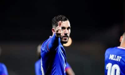 Rayan Cherki, le milieu offensif de l'OL et de l'équipe de France.