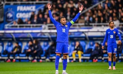 Kylian Mbappé, l'attaquant de l'équipe de France.