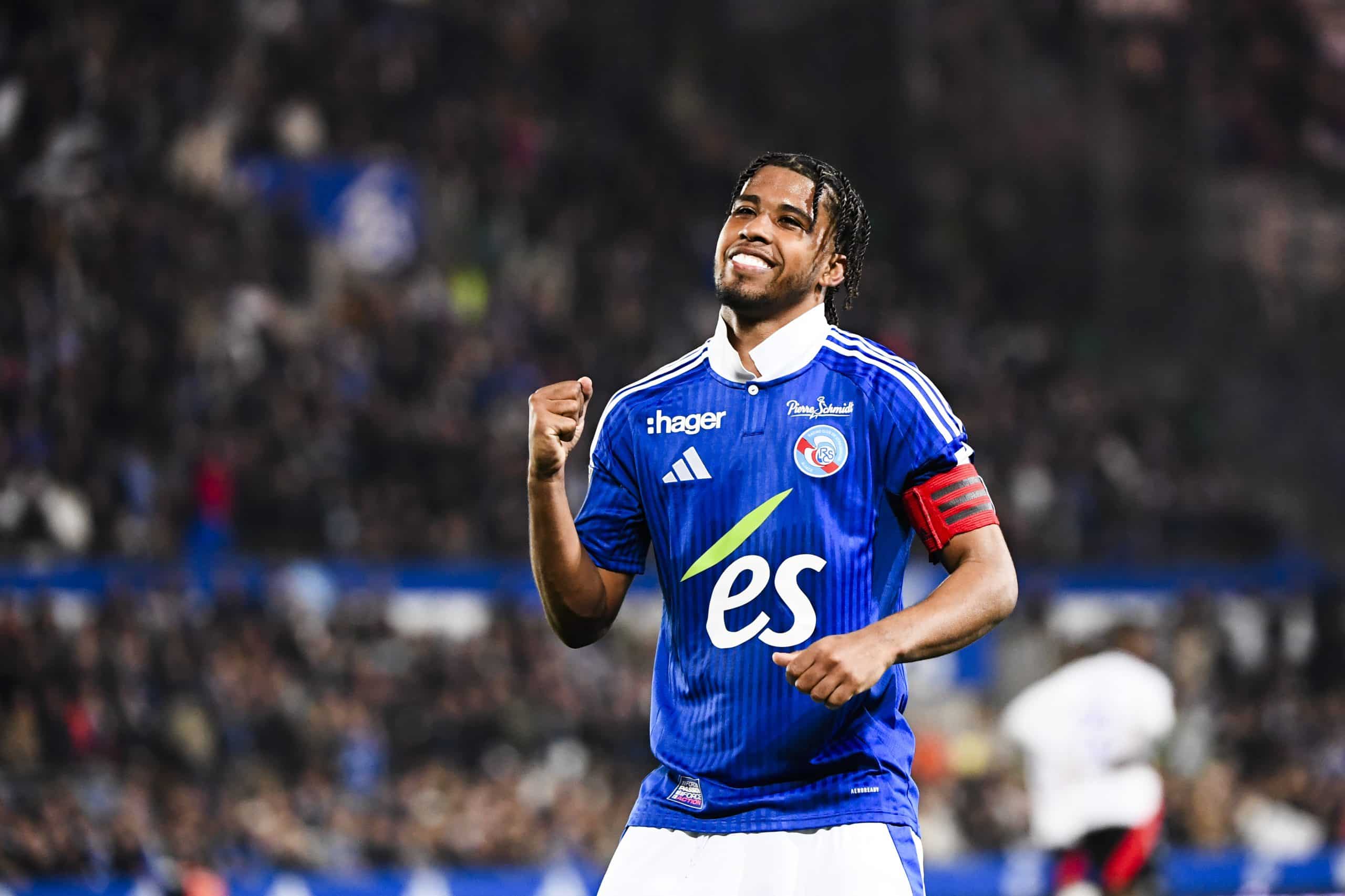 Andrey Santos, la star du RC Strasbourg.