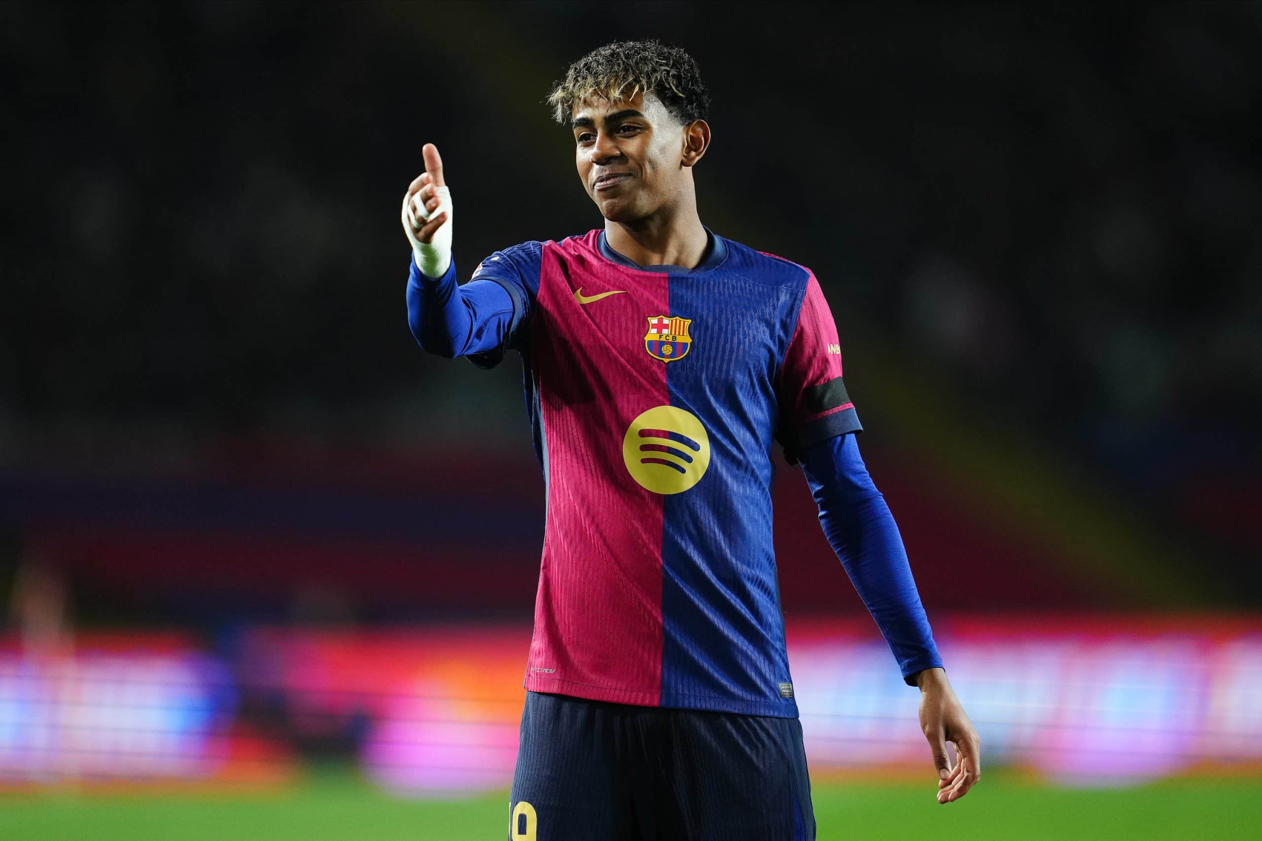 Lamine Yamal au FC Barcelone