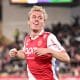 Mika Biereth, l'attaquant de l'AS Monaco.