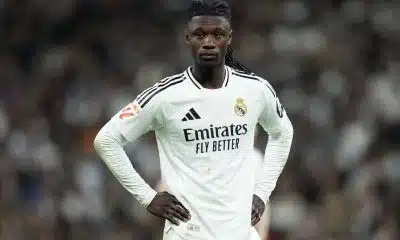Real Madrid : Camavinga repris de volée