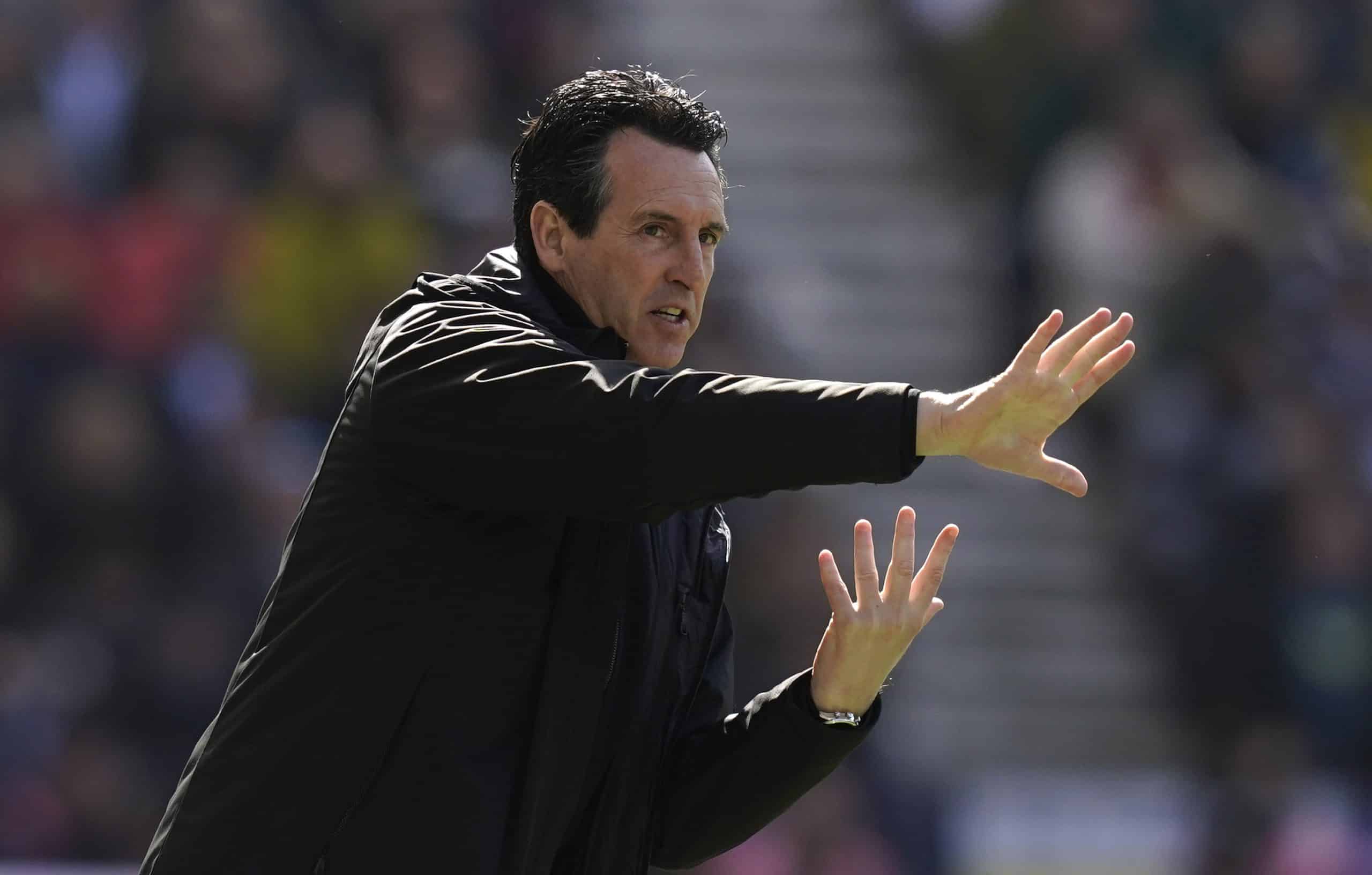 L'entraîneur d'Aston Villa, Unaï Emery.