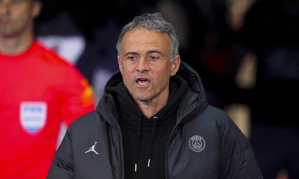 L'entraîneur du PSG, Luis Enrique.